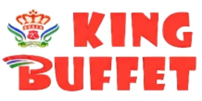 Official red and colorful logo for King Buffet at King Buffet, a Buffet Restaurant in Westminster.